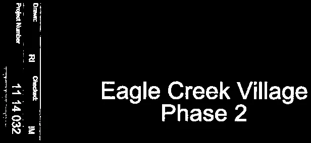 Project title block for Eagle Creek Village Phase 2