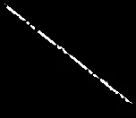 Detail of the dashed-dotted line used to denote the Tree Preservation Fence