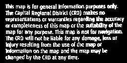 Text block containing the map disclaimer