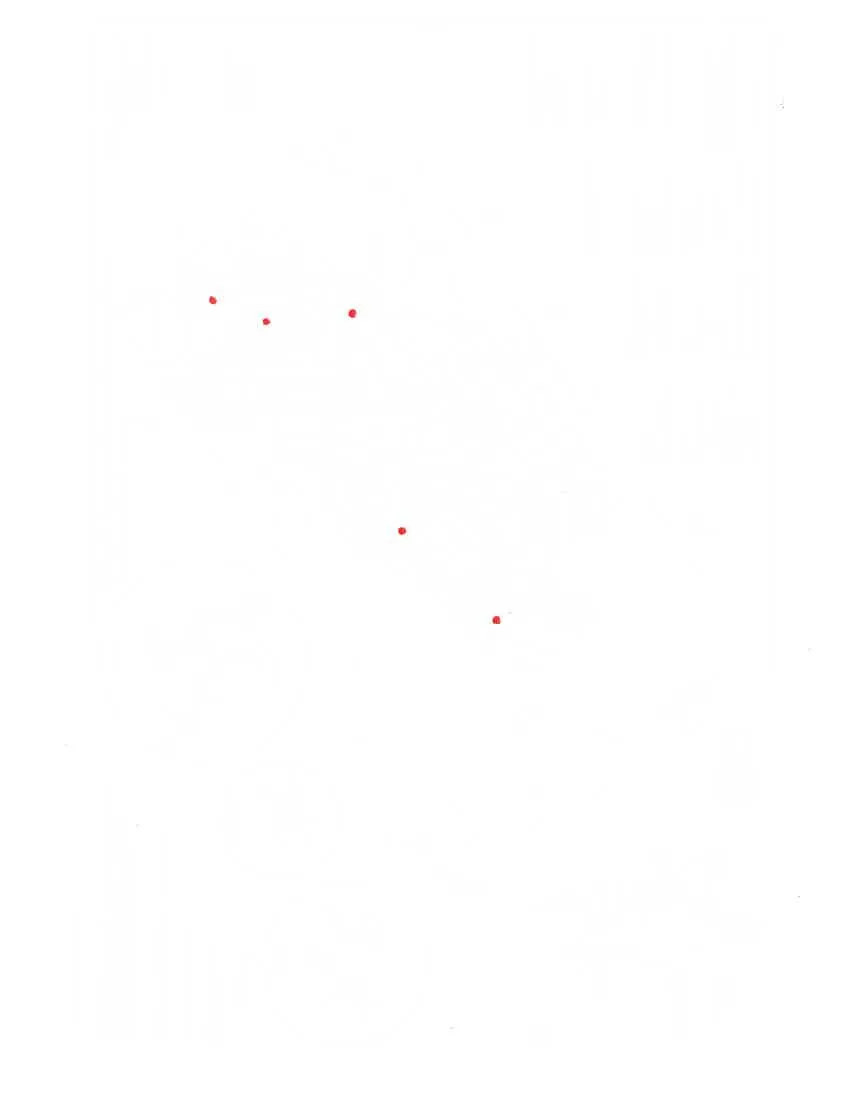 Detailed subdivision plan map showing lot divisions, roads, and park areas. A red text overlay states "Phase 5 properties not supporting two parking spaces" with red dots marking specific lots.