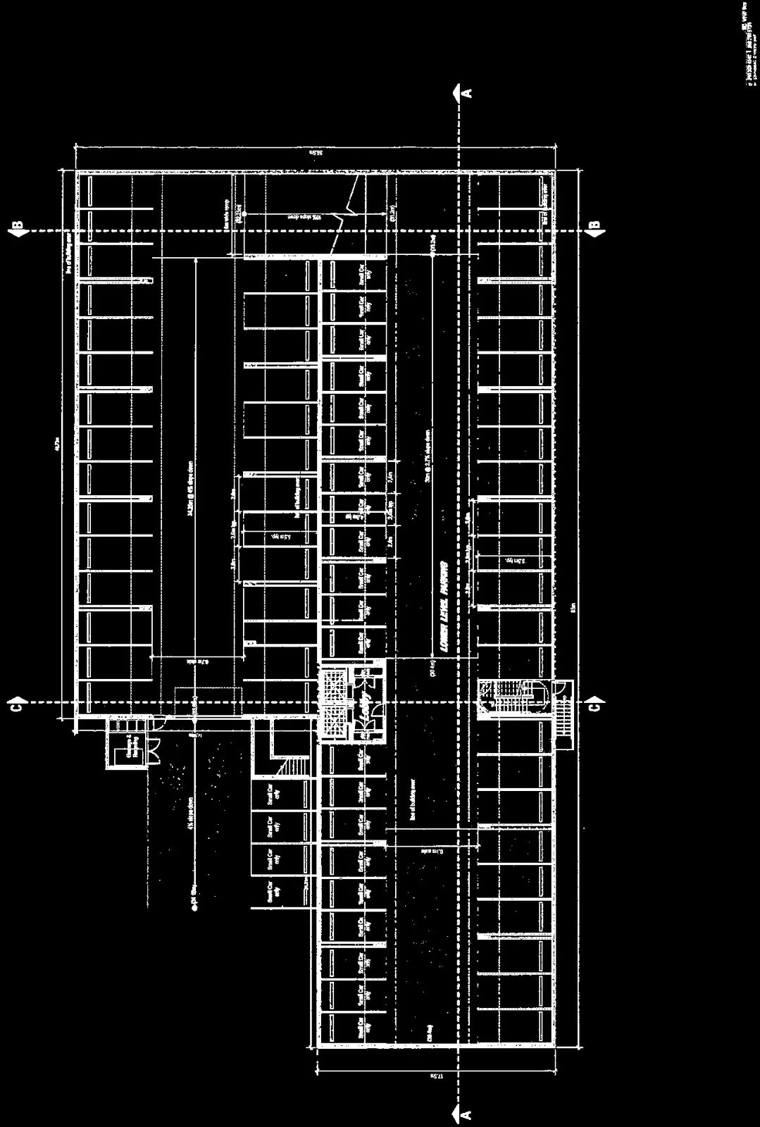 Inset aerial photo of the site