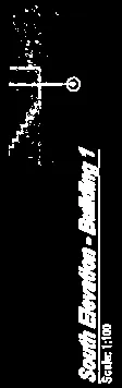 Elevation label "South Elevation - Building 1"