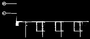 Detail of roof height markers