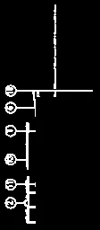 Floor level markers for townhouses from grade to top of roof