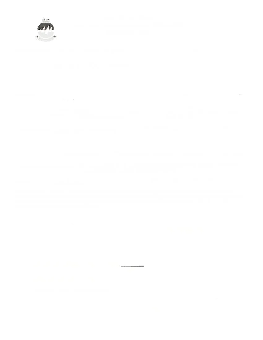 Blank or faint scan of the application form