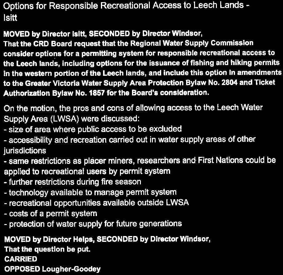 Item 3.3 motion and discussion text