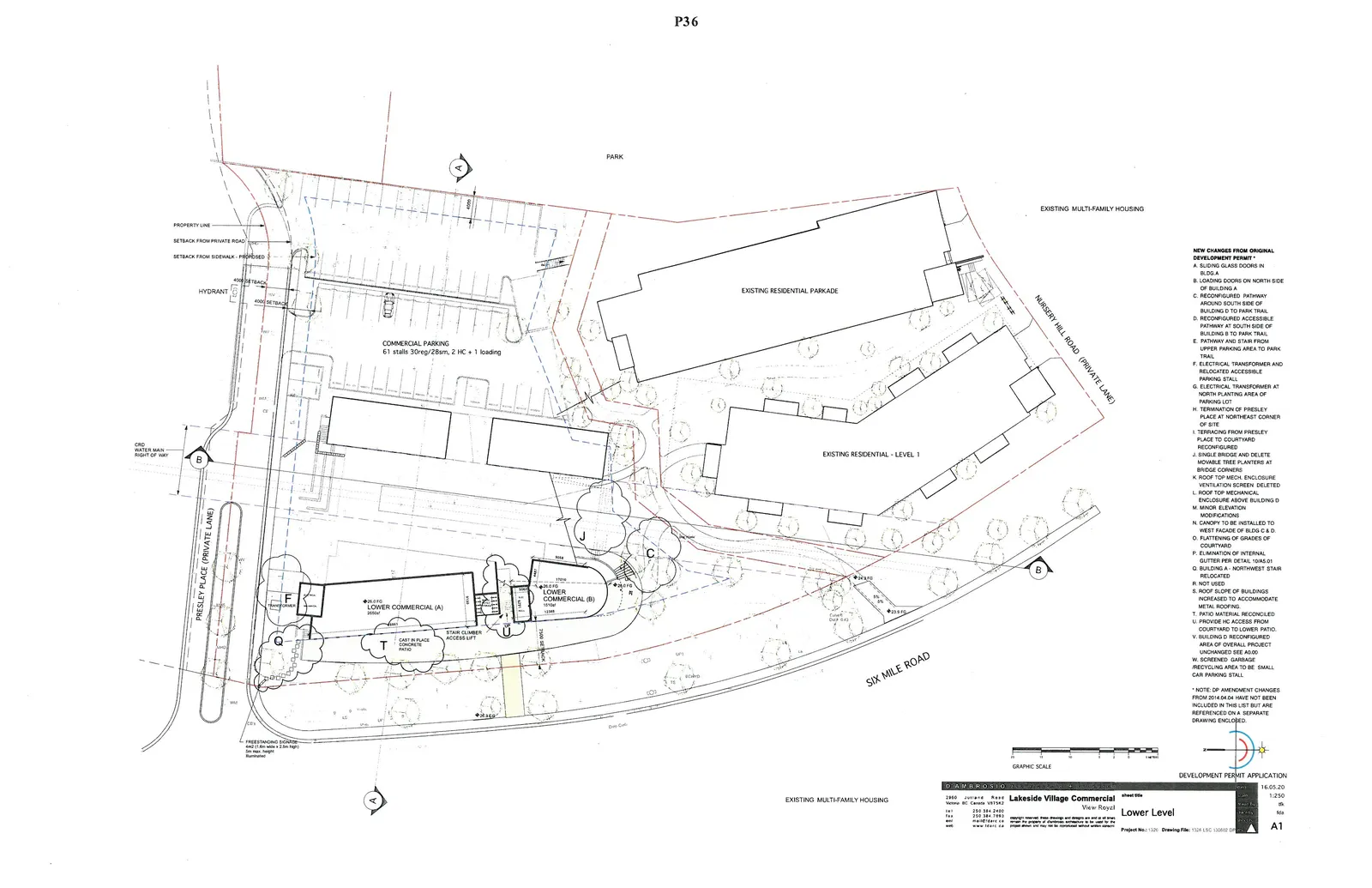 Floor Plan - Lower Level showing Lower Commercial (A) 2650sf and Lower Commercial (B) 1510sf