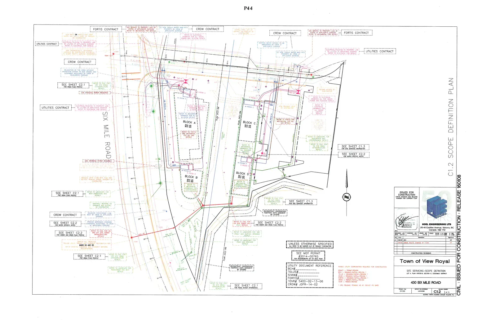 Site Servicing - Scope Definition Plan for 430 Six Mile Road