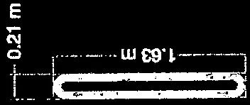 Dimensions for the vertical separator bar