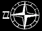 Compass rose indicating north