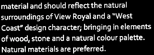 Text snippet of guideline ii regarding materials