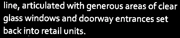 Text snippet of guideline ii regarding building placement