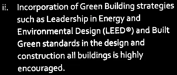 Text snippet of guideline ii regarding outdoor lighting