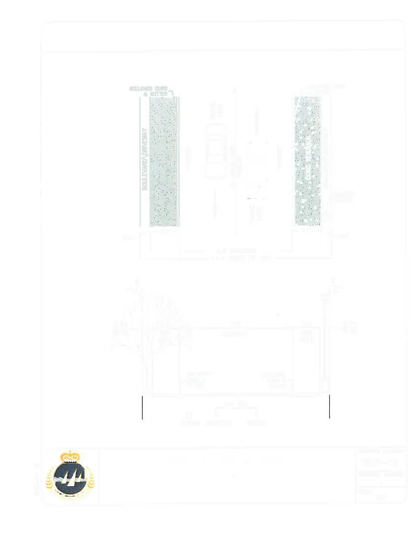 Local 14m ROW Urban Plan and Cross-Section Drawings