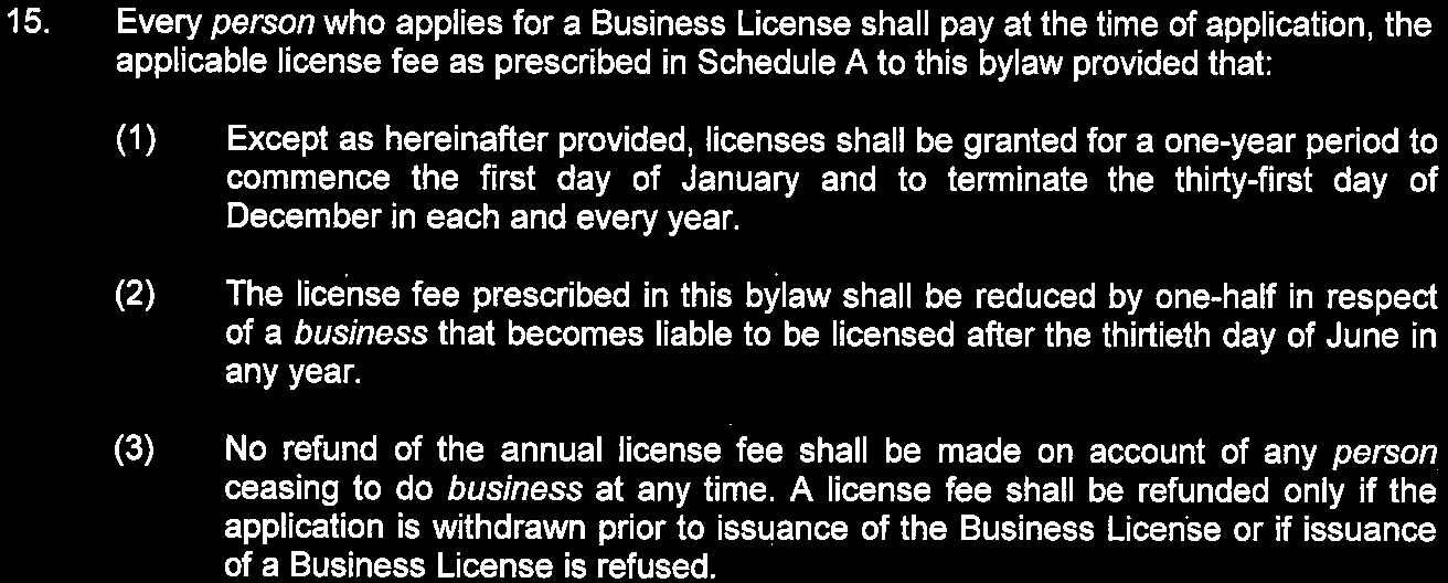 Section 15 text