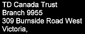 Banker information for TD Canada Trust Branch 9955