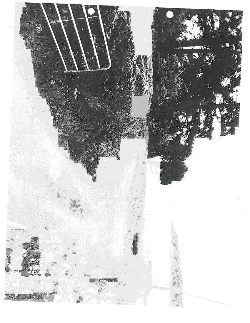 High-contrast rendering of the property yard photo