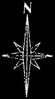 North arrow indicator from the survey map