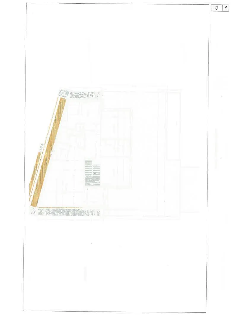 Detailed 2D architectural diagram for the second floor plan