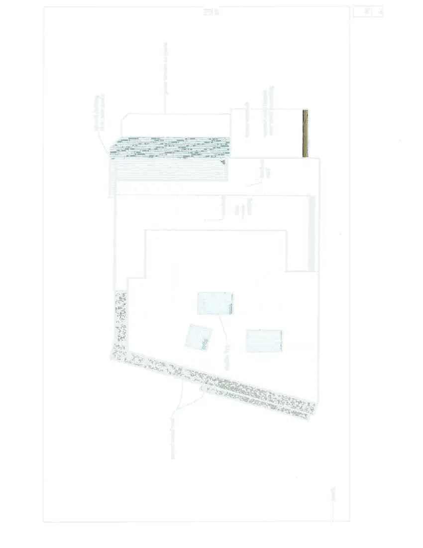 Architectural plan for the roof and terrace levels