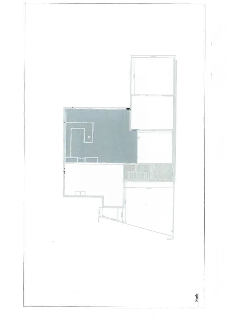 Plan view diagram for the decks and carport areas