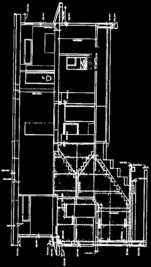 Detailed interior cross-section view from Section 18