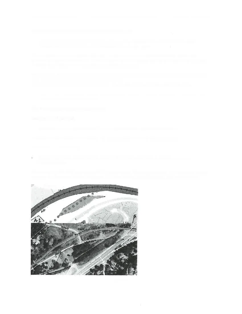 Map showing the "Subject Property" to be rezoned to P-5, located between Atkins Road and the Island Highway, adjacent to the E & N Railway.